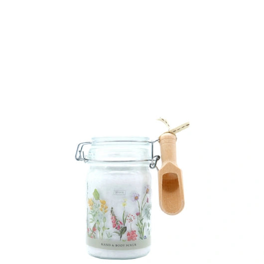 JENAM LIFE IN THE GARDEN -HAND & BODY SCRUB WITH WOODEN SCOOP 230G