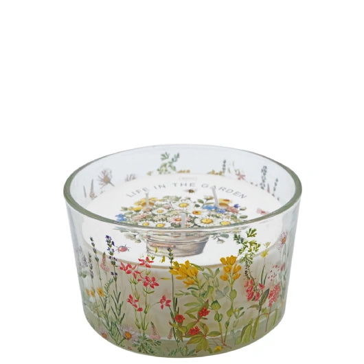 JENAM LIFE IN THE GARDEN - SCENTED LUXURY CANDLE - 3 WICK -400G (130 X75CM)