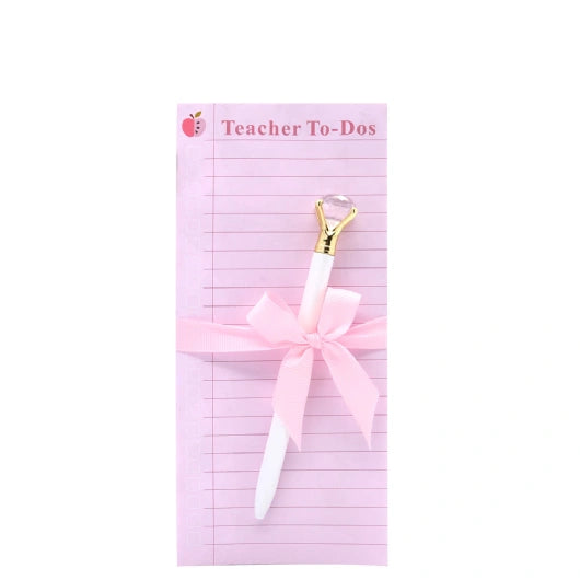 JENAM TEACHER TO DO LIST PAD & PEN SET