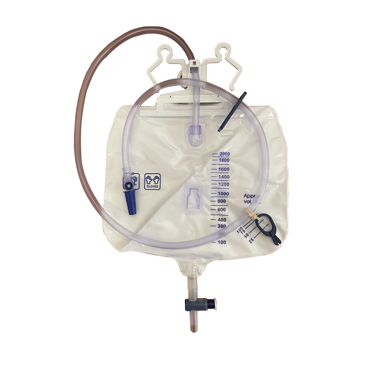 URINE BAG DRAINAGE S4 DOUBLE ENDED TYPE 2 200ML