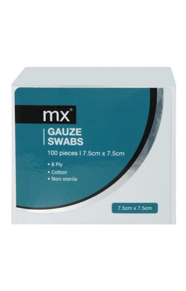 MX NON WOVEN GAUZE 75MM X 75MM 100