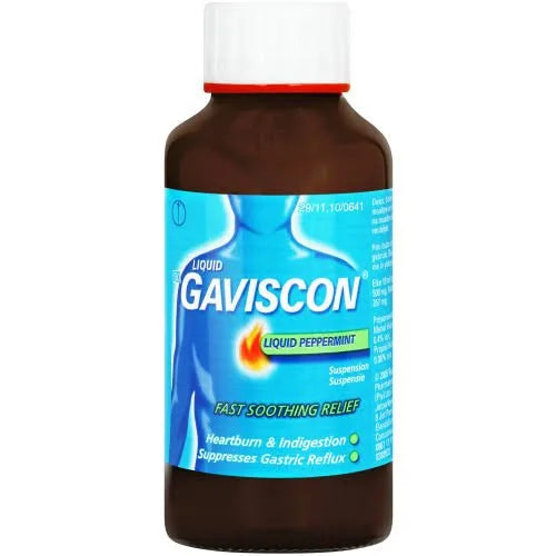 GAVISCON PEPPERMINT 250MG/5ML SUSPENSION 300ML