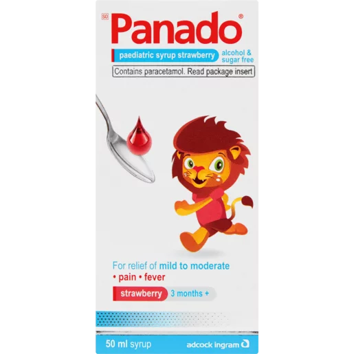 PANADO STRAWBERRY 120MG/5ML SYRUP 50ML