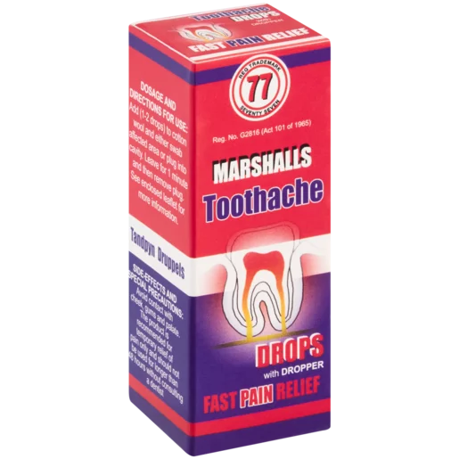MARSHALLS TOOTHACHE DROPS 10ML