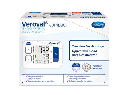 VEROVAL COMPACT UPPER ARM BLOOD PRESSURE MONITOR BPU22