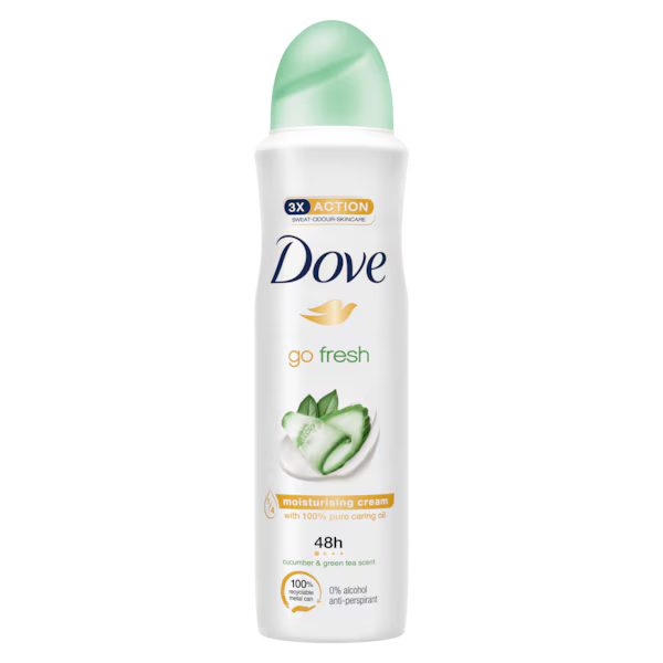 DOVE LADY ANTIPERSPIRANT CUCUMBER & GREEN TEA 150ML
