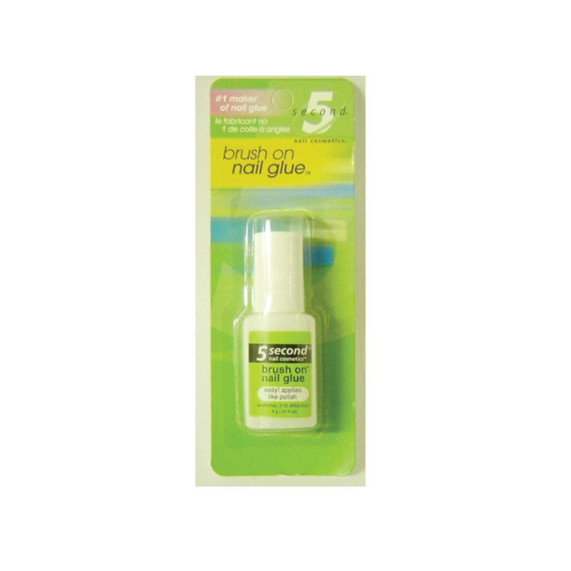 5 SECOND BRUSH ON NAIL GLUE