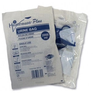 HEALTHEASE URINE COLLECTION BAG WITH OUTLET TAP
