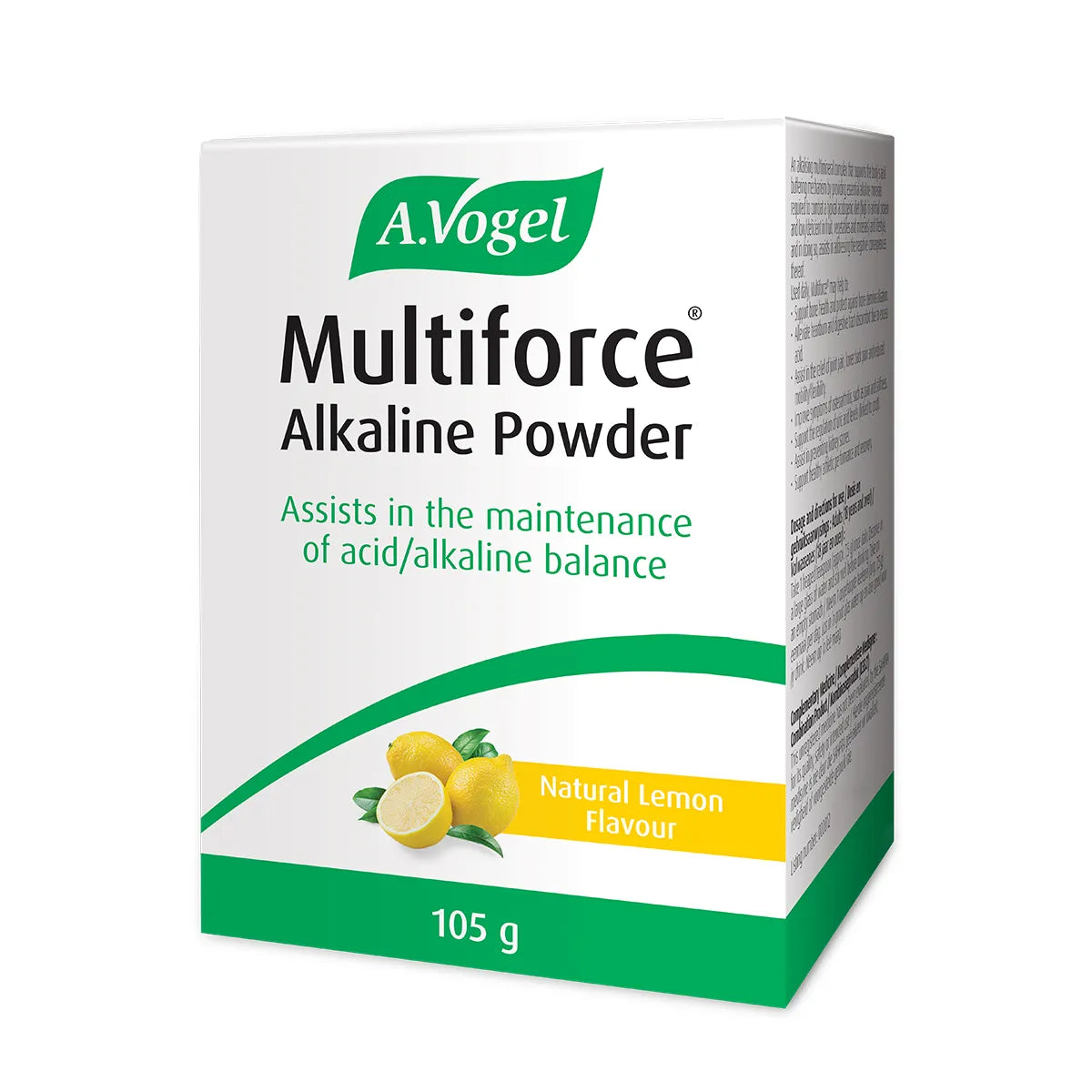 A. VOGEL MULTIFORCE ALKALINE LEMON POWDER 105G