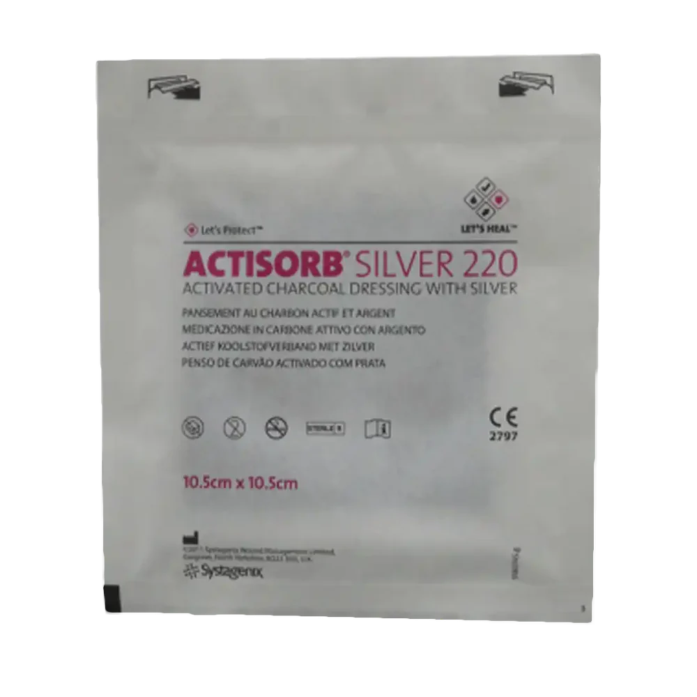 ACTISORB SILVER DRESSING 10.5CM X 10.5CM
