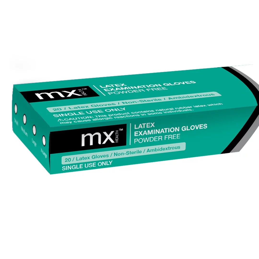 MX LATEX EXAMINATION GLOVES 20