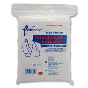 HEALTHEASE TRIANGULAR BANDAGE 96CMX96CM