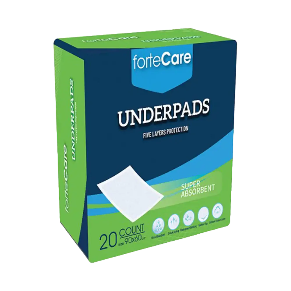 FORTECARE UNDERPAD 5 LAYERS 60CM X 90CM 20