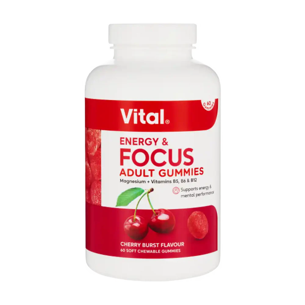 VITAL ENERGY FOCUS GUMMIES 60