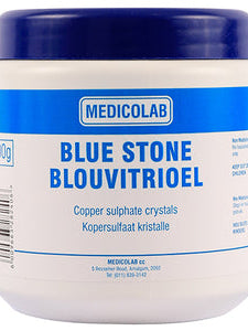 MEDICOLAB BLUE STONE COPPER SULPHATE CRYSTALS 500G