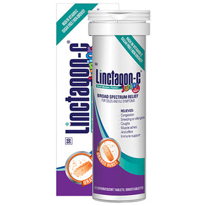 LINCTAGON-C JUNIOR ORANGE FLAVOUR EFFERVESCENT