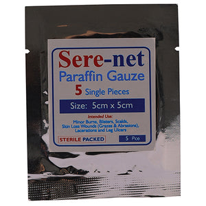 SERE-NET PARAFFIN DRESSING GAUZE