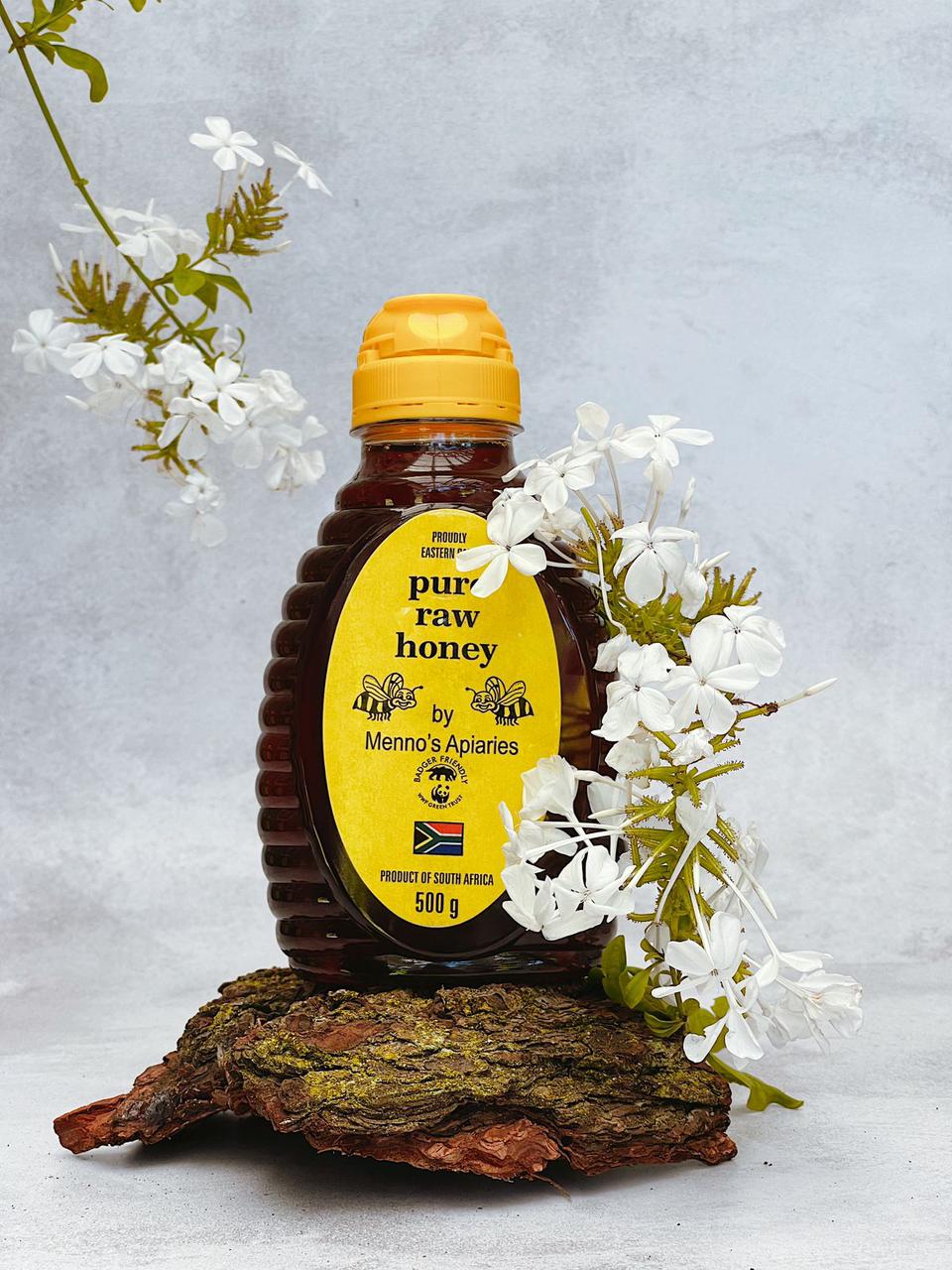 MENNO'S PURE RAW HONEY 500G