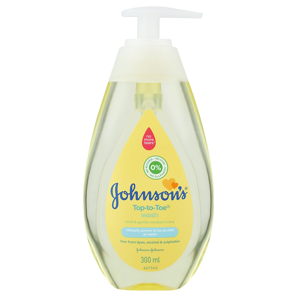 JOHNSON & JOHNSON TOP TO TOE WASH 300ML