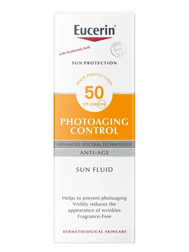 EUCERIN SUN FLUID ANTI-AGE FACE CREAM SPF50