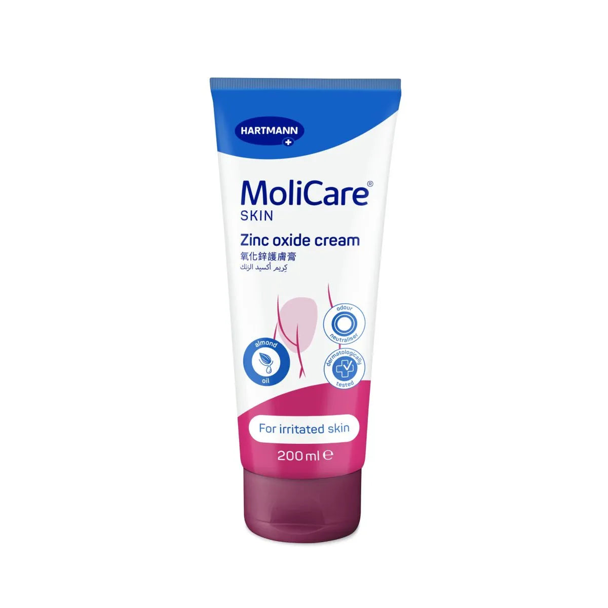 MOLICARE ZINC OXIDE SKIN CREAM 200ML