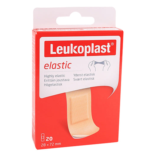 LEUKOPLAST ELASTIC TAN DRESSING 28MM X 72MM 20