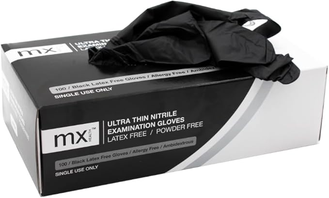 MX NITRILE ULTRA POWDER FREE LATEX FREE EXAMINATION GLOVES 100