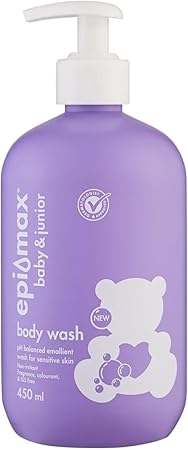 EPI-MAX BABY & JUNIOR EMOLLIENT BODY WASH 450ML