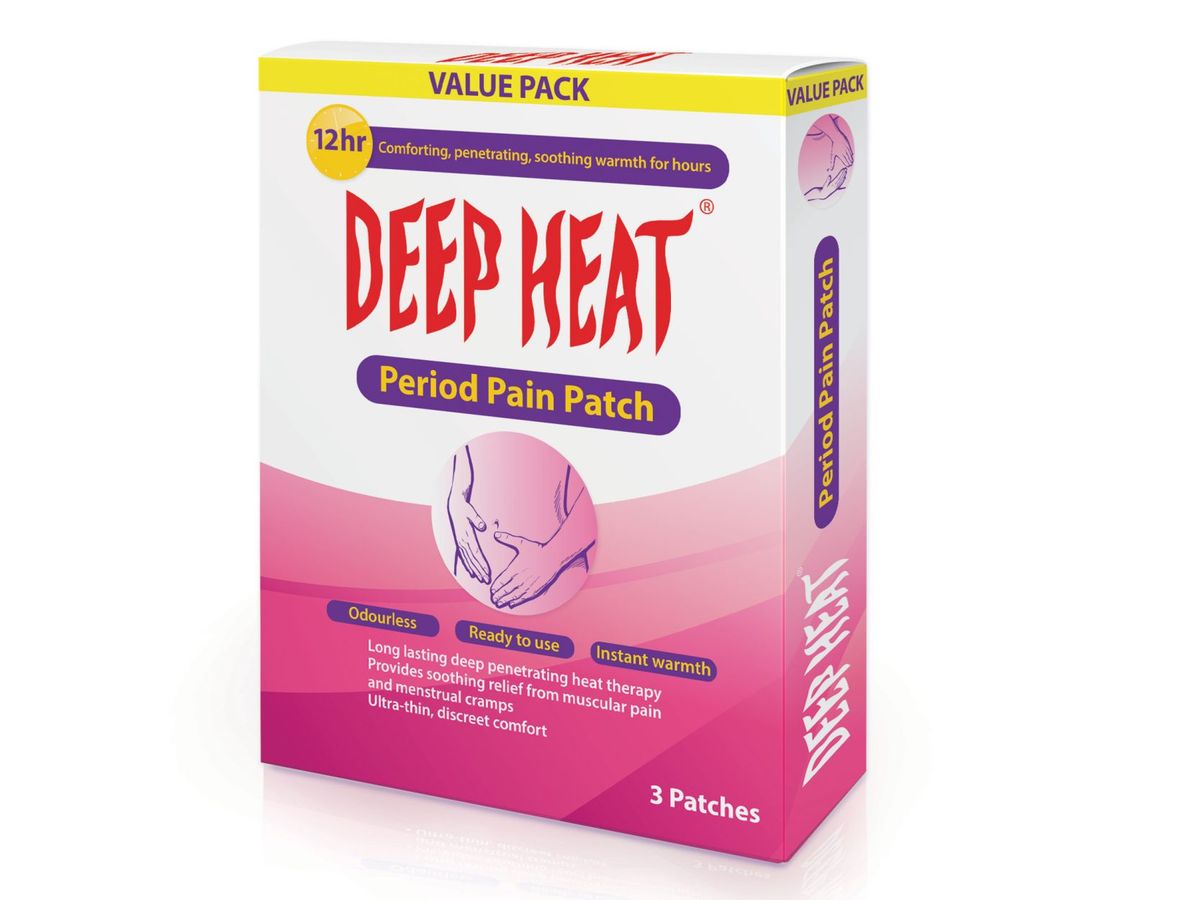 DEEP HEAT PERIOD PAIN PATCHS 3
