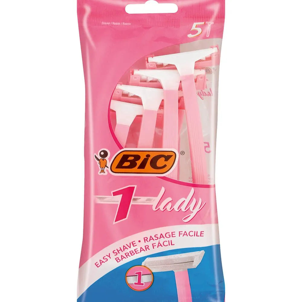 BIC LADY SINGLE BLADE DISPOSABLE RAZOR 5