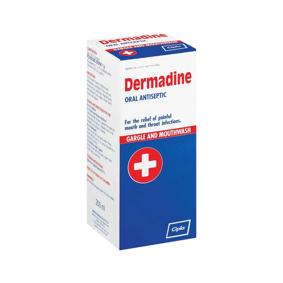 DERMADINE ORAL GARGLE MOUTHWASH