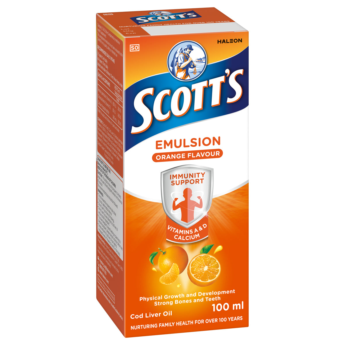 SCOTTS EMULSION ORANGE SUSPENSION 100ML