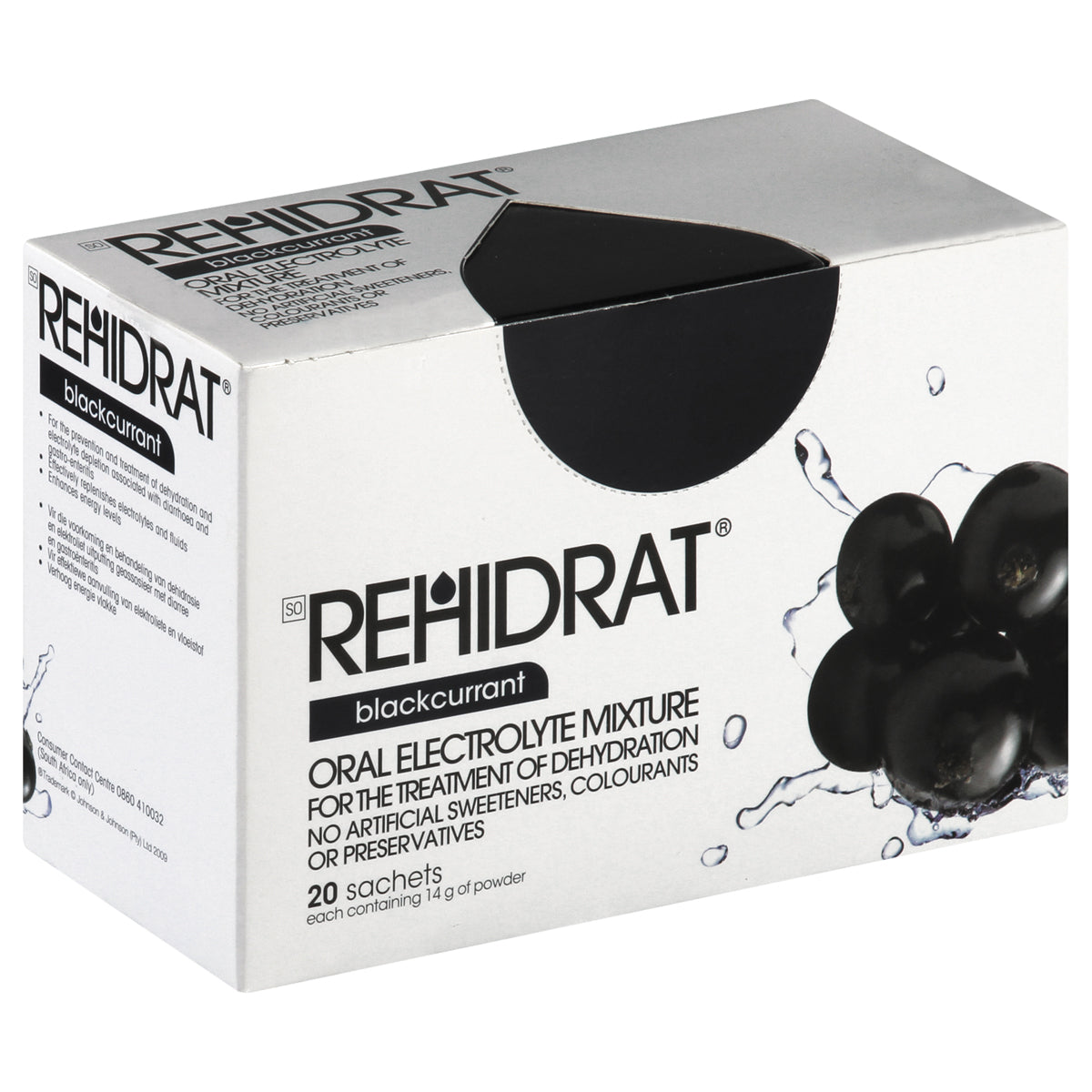 REHIDRAT BLACKCURRANT SACHETS 14G X 20