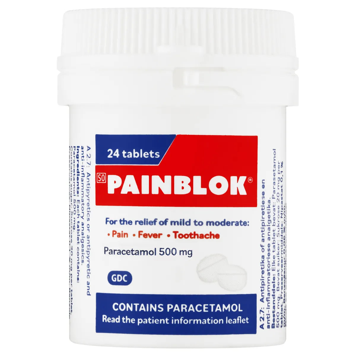PAINBLOK 500MG TABLETS 24