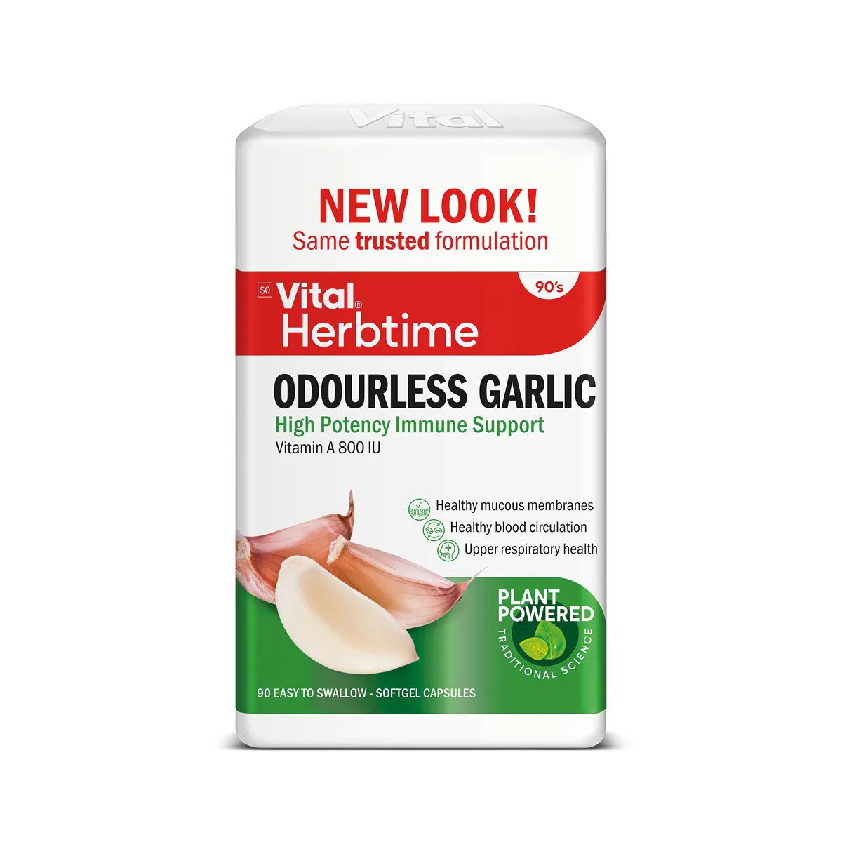 VITAL ODOURLESS GARLIC CAPSULES 90