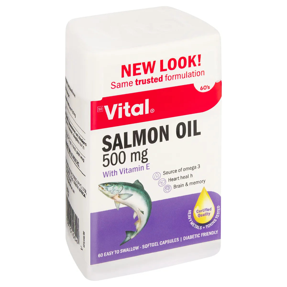 VITAL PURE SALMON OIL CAPSULES 60