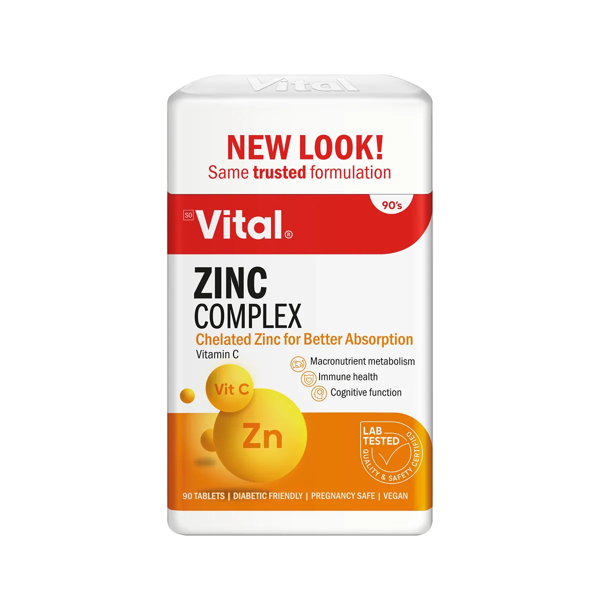 VITAL ZINC COMPLEX TABLETS 90