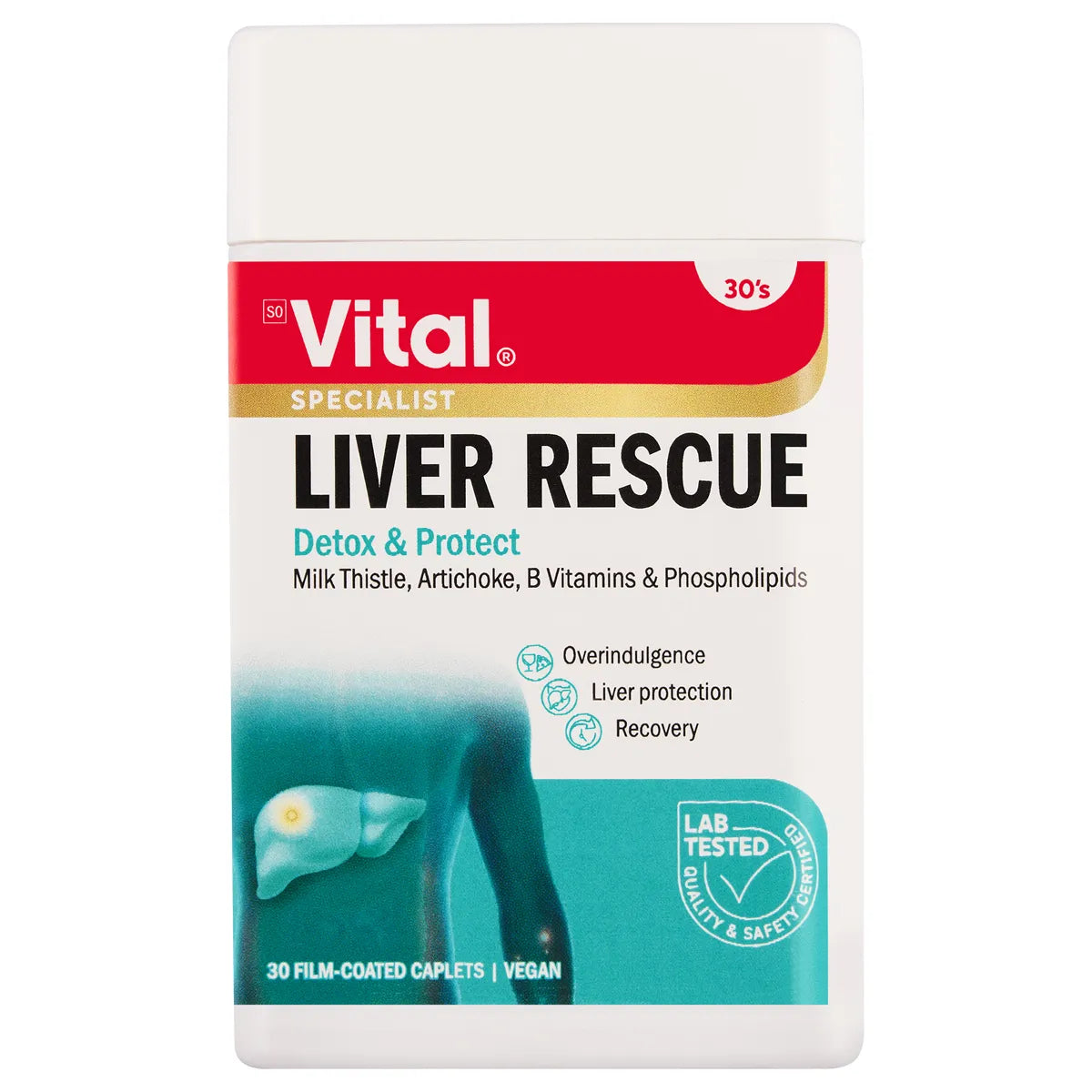 VITAL LIVER RESCUE TABLETS 30