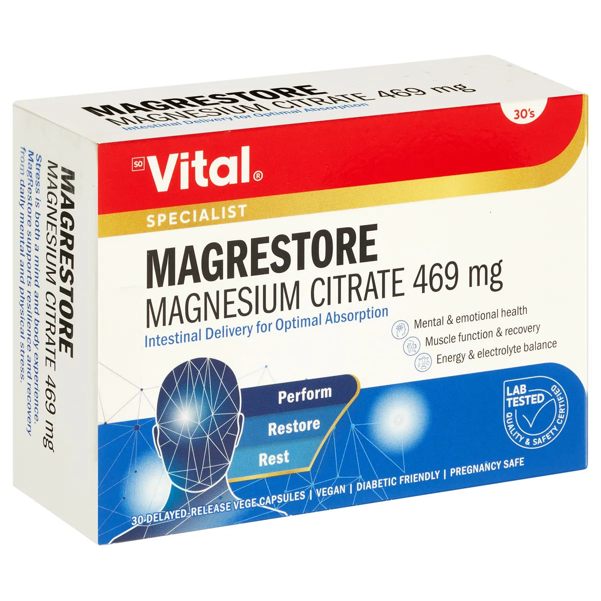 VITAL MAGRESTORE CAPSULES 30