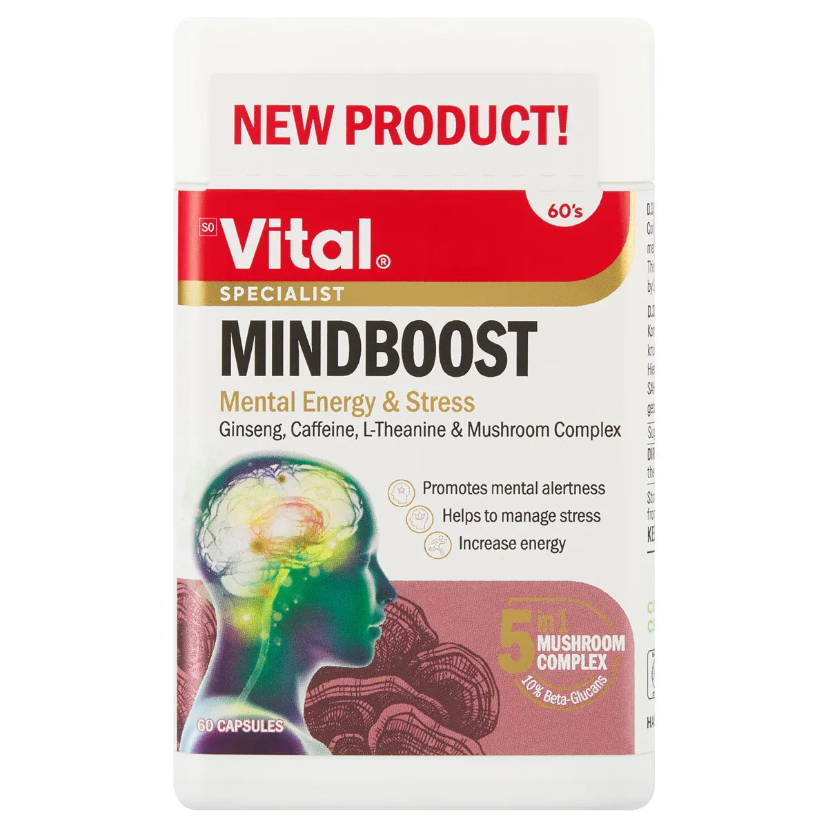VITAL MINDBOOST CAPSULES 60