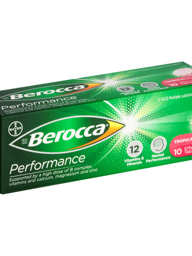 BEROCCA TROPICAL EFFERVESCENT 10