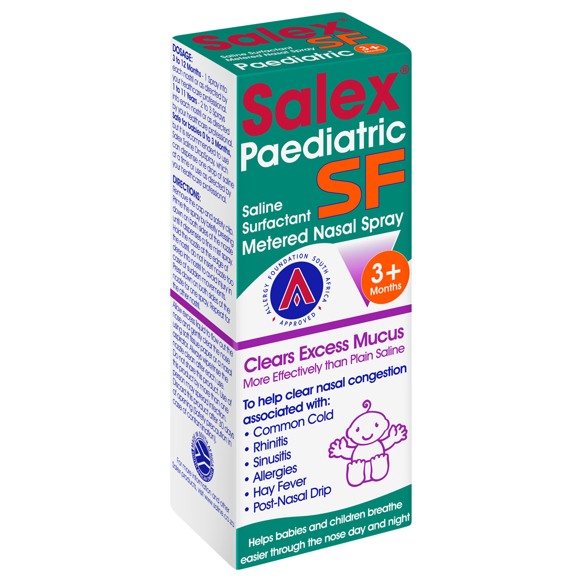 SALEX SF PAEDIATRIC METERED NASAL SPRAY 30ML