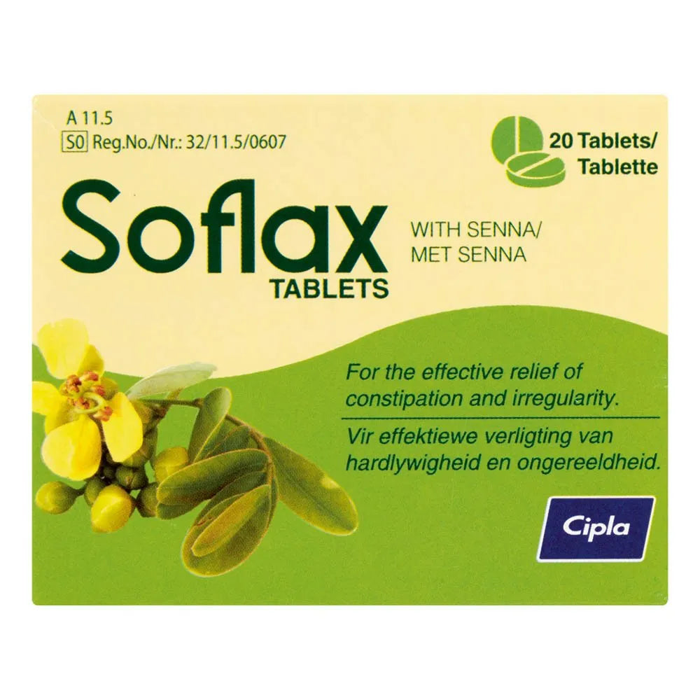 SOFLAX TABLETS 20