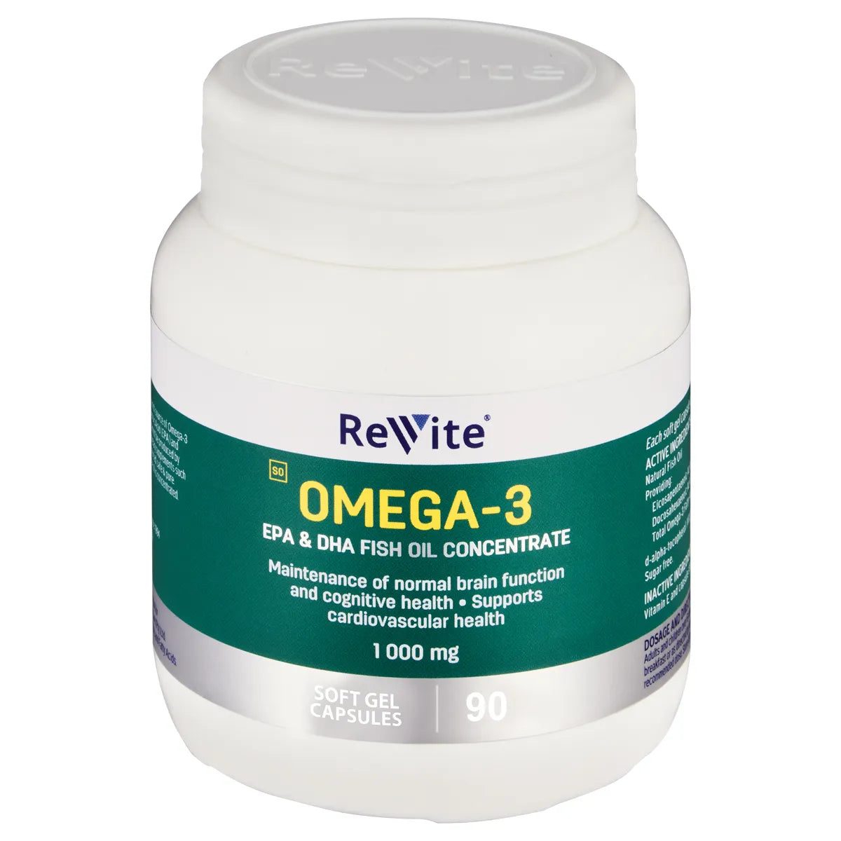 REVITE OMEGA-3 EPA/DHA 1000MG CAPSULES 90