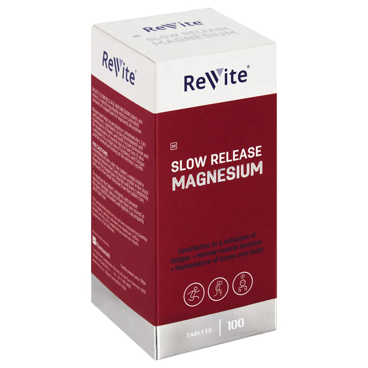 REVITE MAGNESIUM SLOW RELEASE ENTERIC COATED TABLETS 100