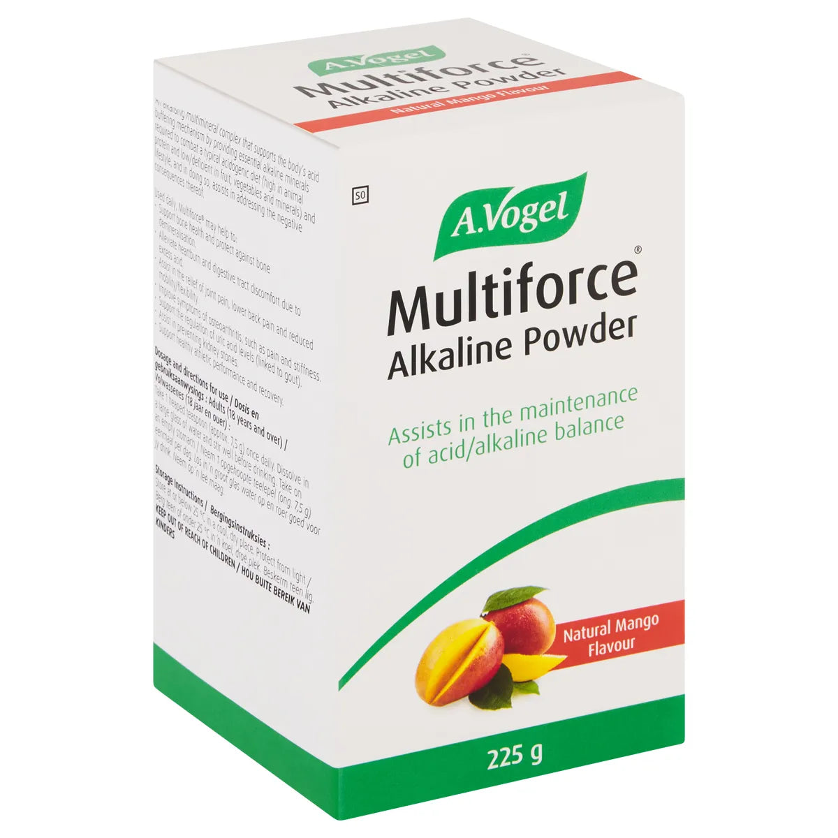 A. VOGEL MULTIFORCE ALKALINE MANGO POWDER 225G