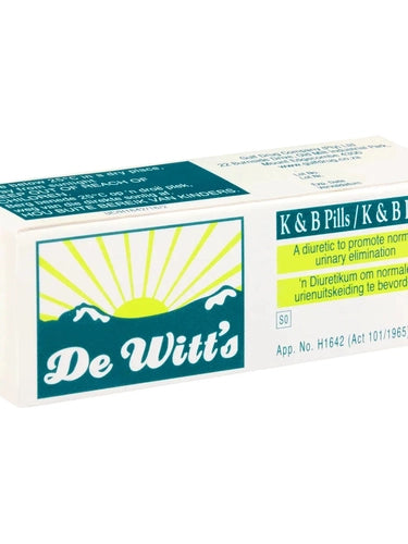 DE WITTS K&B PILLS TABLETS 40