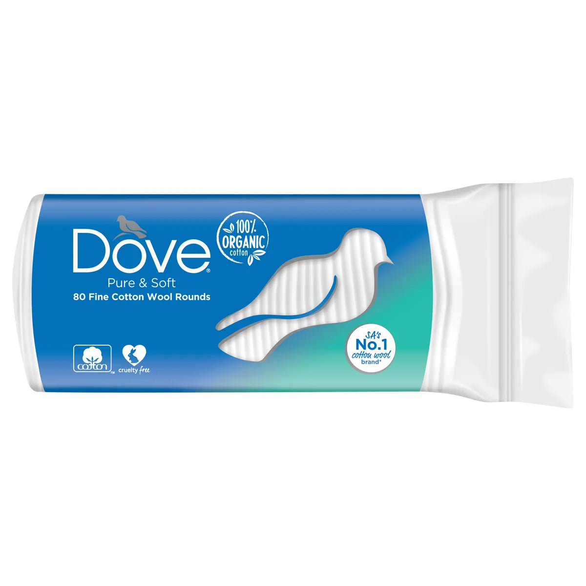 DOVE COTTON WOOL ROUNDS