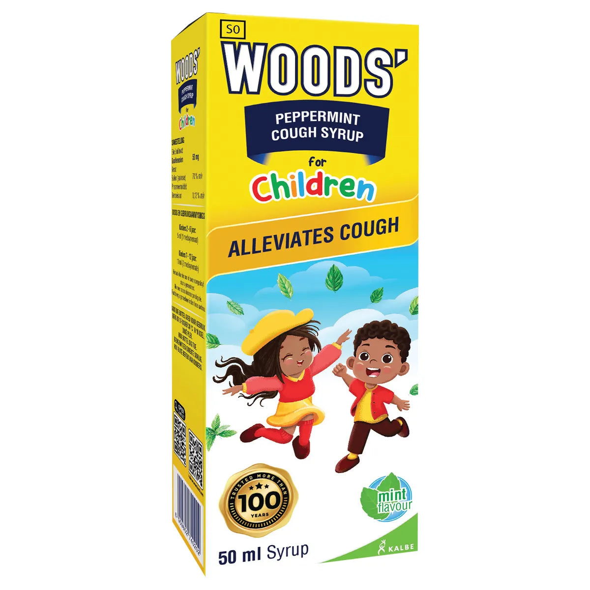 WOODS PEPPERMINT COUGH SYRUP FOR CHILDREN 50ML