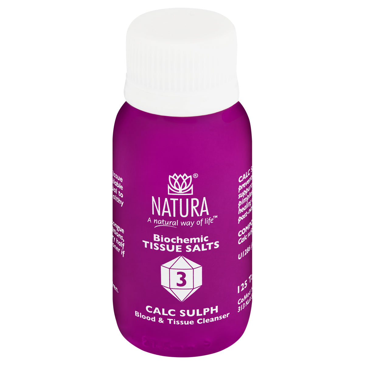 CALC SULPH D6 TABLETS 125